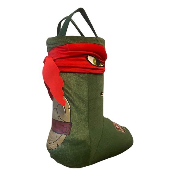Teenage Mutant Ninja Turtles Raphael Christmas Boot Stocking Nickelodeon Toy - Picture 4 of 16